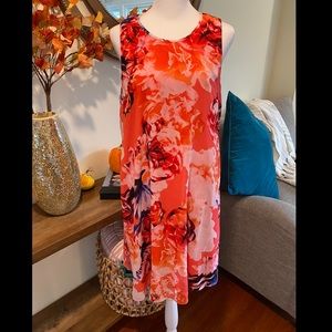 Women's Floral Sleeveless Calvin Klein Dress NWT